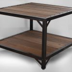 Coffee Table / Reclaimed Oak & Steel