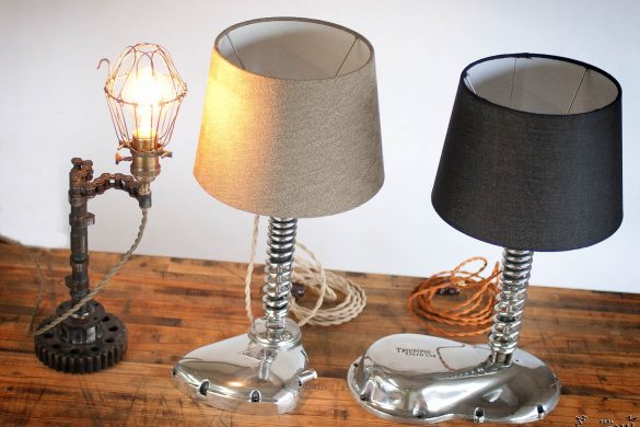 Custom Up-cycled Lamps