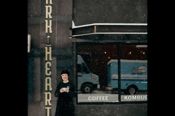 Exterior Custom Cafe Build-out for Dark Heart Coffee Bar