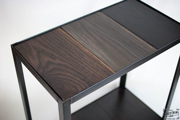 Accent Table / Oak & Steel